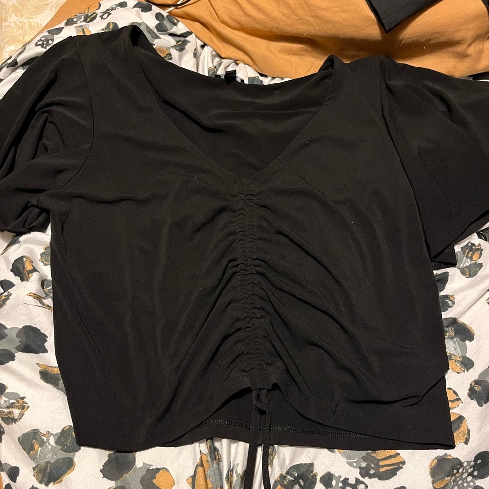 Express Black Blouse